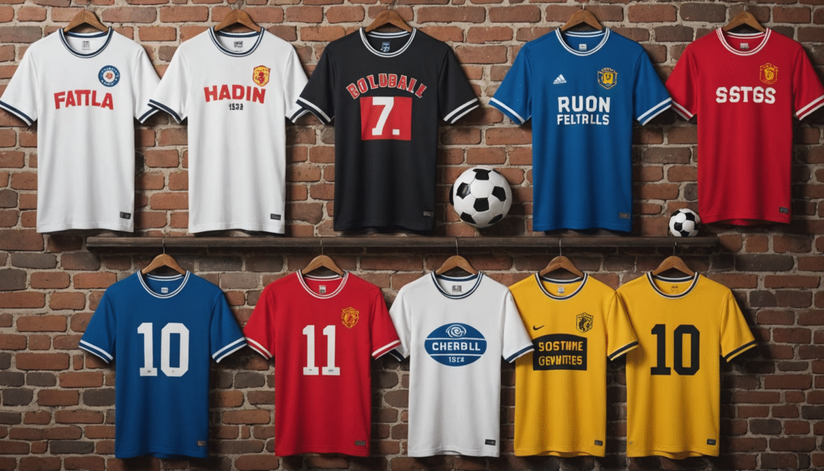 découvrez l'univers captivant des t-shirts de football à travers l'histoire et les tendances actuelles. plongez dans l'évolution de ces vêtements emblématiques, leur impact sur la culture sportive, et les styles qui font fureur aujourd'hui. idéal pour les passionnés du beau jeu!